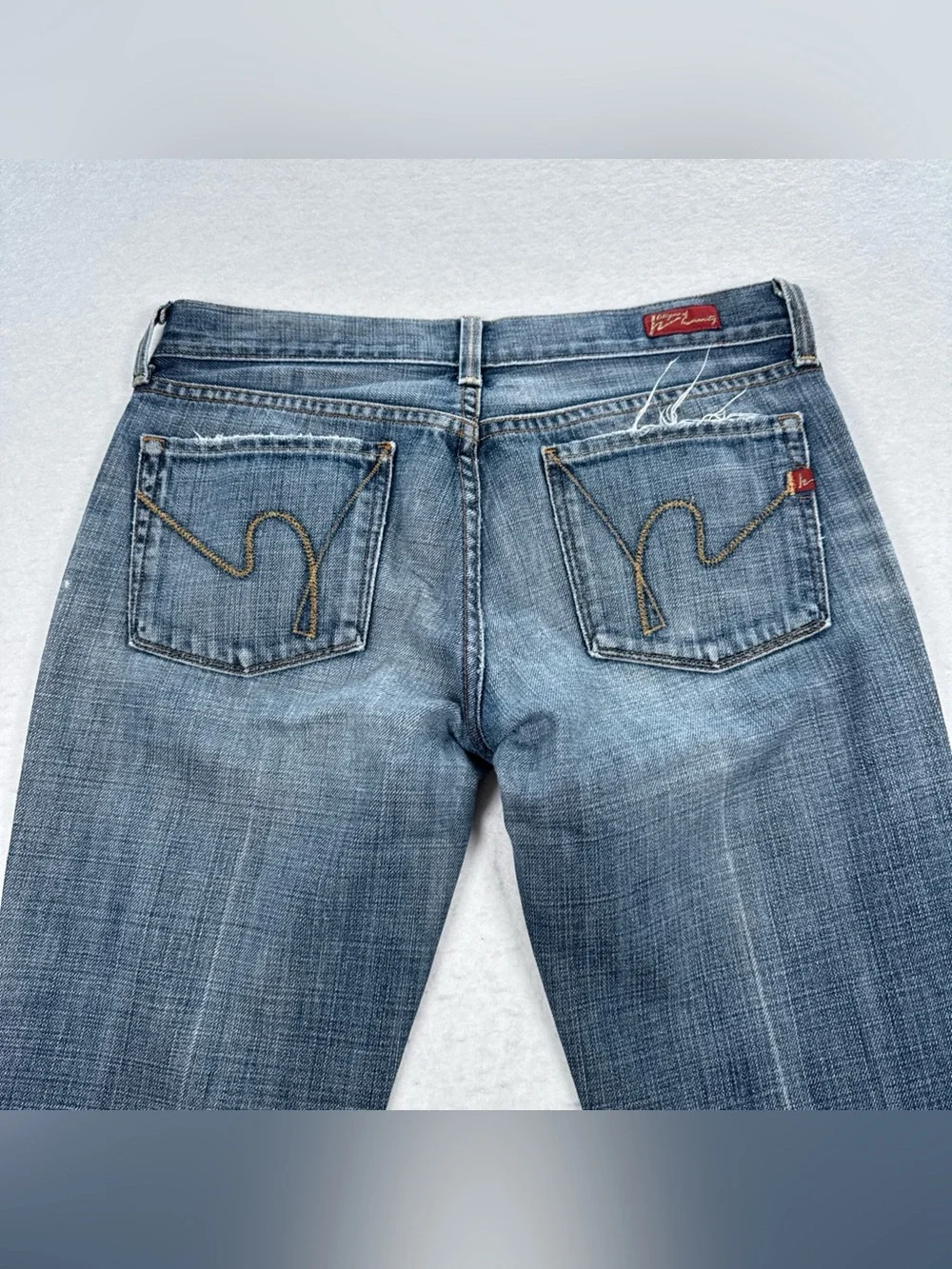 Citizens of Humanity Kelly #001 Jeans Womens 28 Low-waist Bootcut DistressedY2K